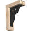 Damon 4" Triple Brace Craftsman Ironcrest Bracket-108807762-108806831