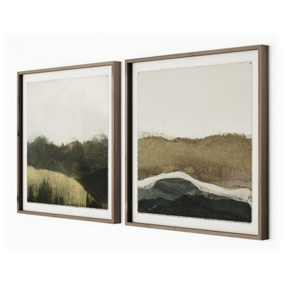 Lands Diptych By Dan Hobday