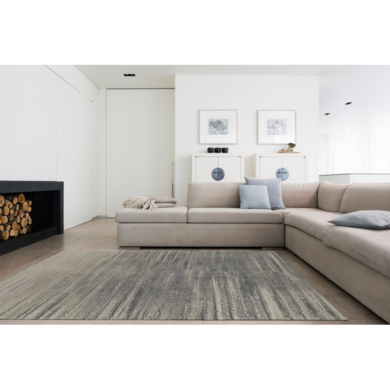 Gardea Abstract Recycled P.E.T Area Rug, Rectangle 120 x 170cm