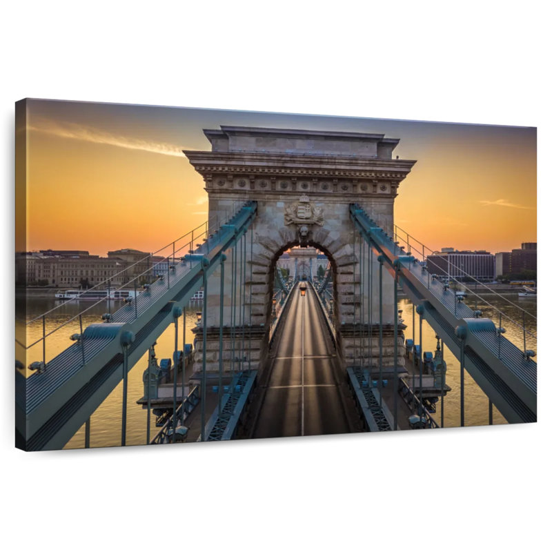 Pont à chaînes Kavia Szechenyi, H 32 po x l 48 po