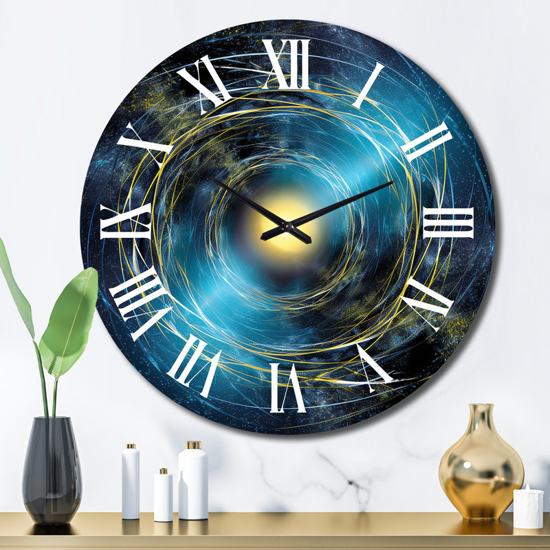 Horloge murale en métal, Grand