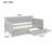 Twin Size Pine Wood Daybed With Two Storage Drawers-1289932839