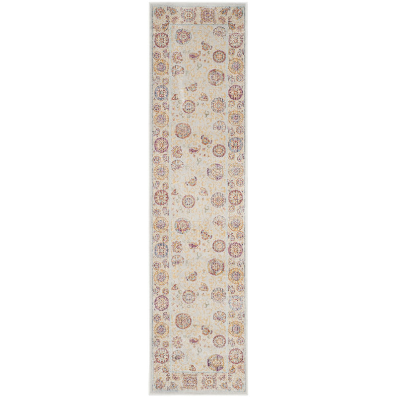 Tapis oriental en viscose Beausejour Sevilla, Tapis de couloir 2 pi 2 po x 8 pi
