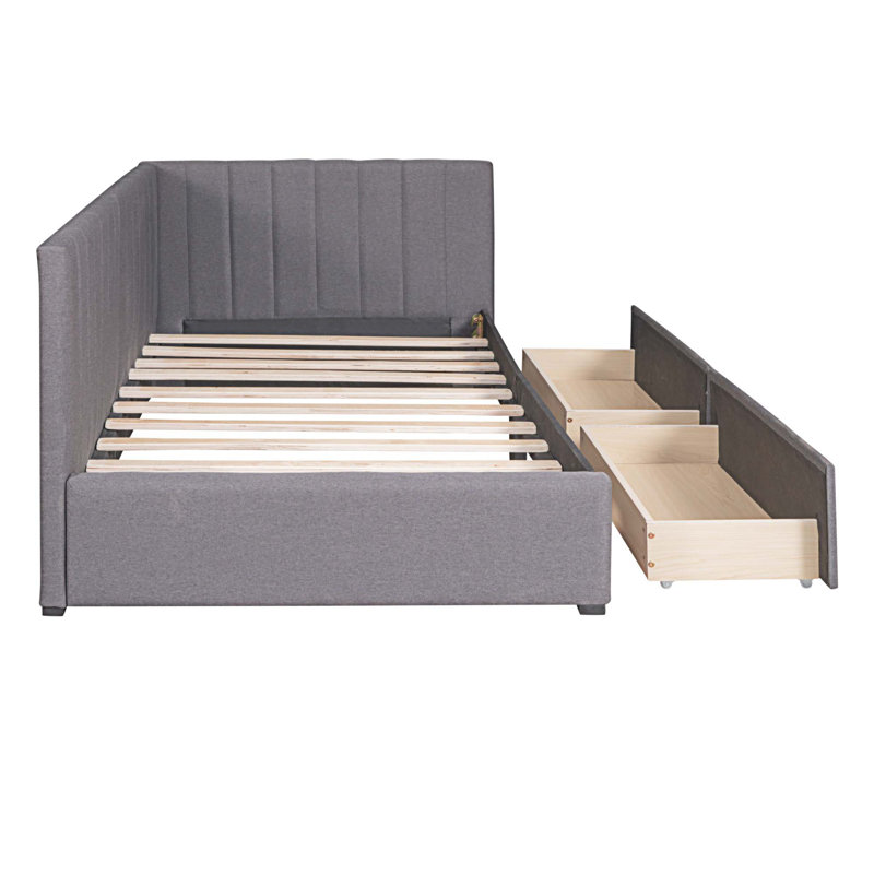 Upholstered Daybed, Gray