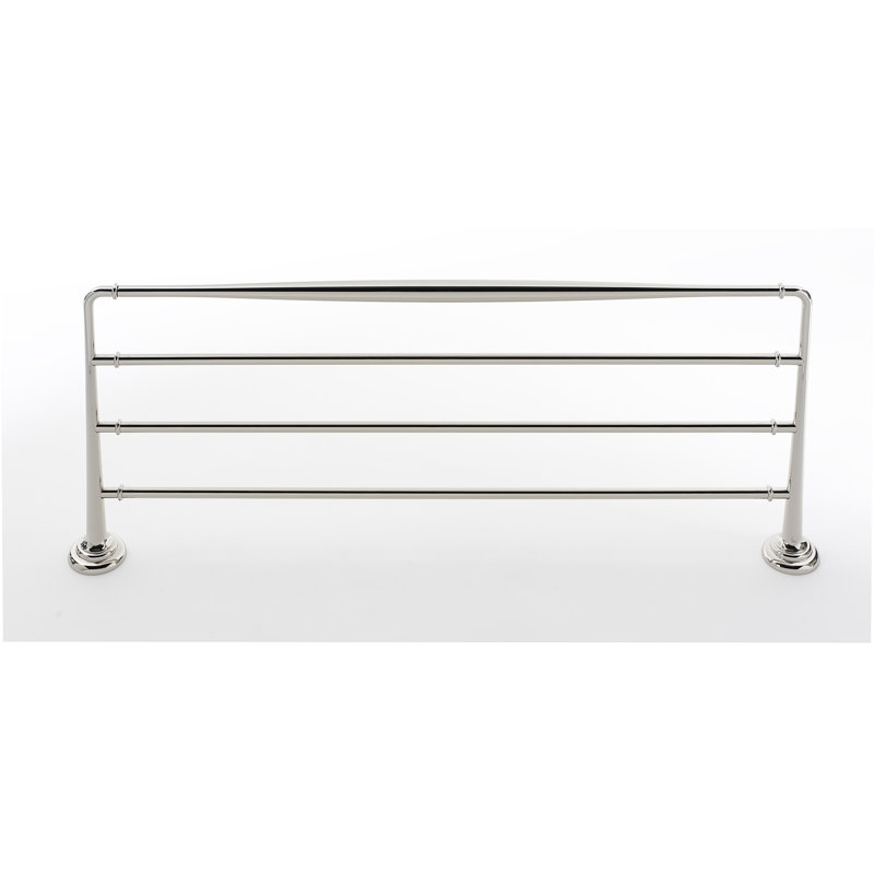 Towel Rack, Polished Nickel