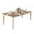 Azil Solid Wood Base Dining Table