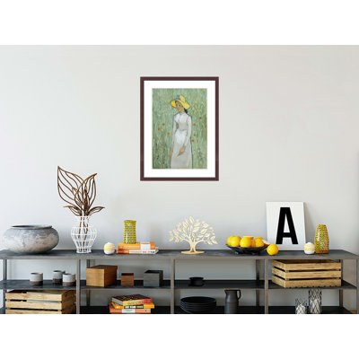 «Girl in White» par Vincent van Gogh, impression giclée encadrée