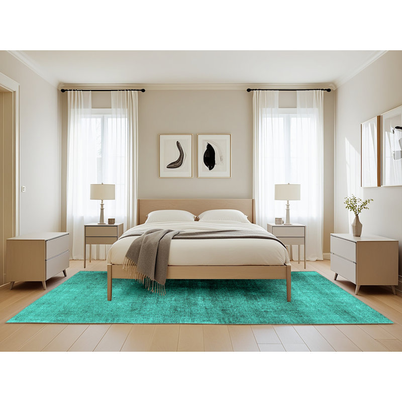 Enzie Performance Indoor Rug, Rectangle 5' x 8'