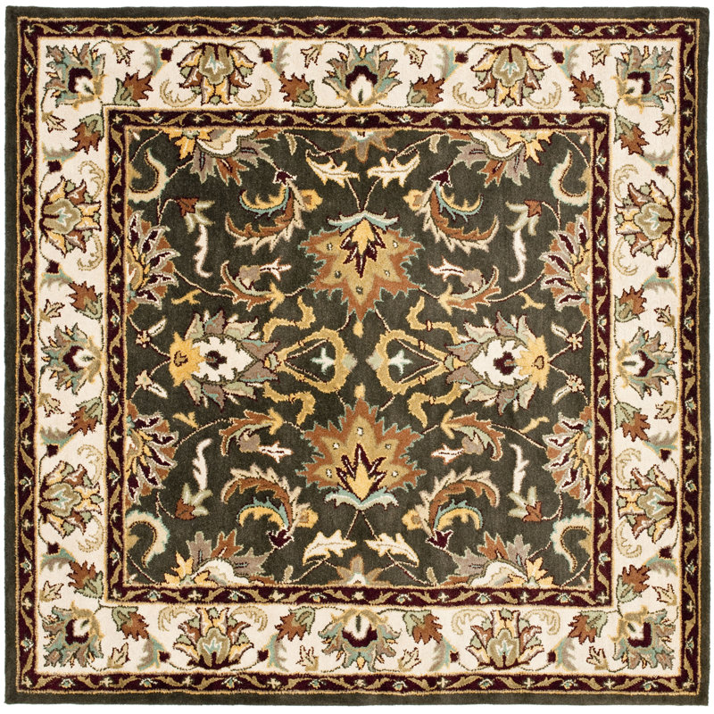 Cranmore Hand Tufted Wool Oriental Rug, Square 6'
