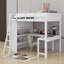 Lit mezzanine double avec bureau et tablettes-1377300921