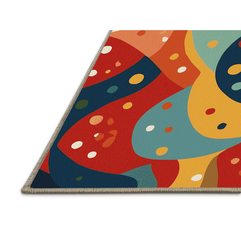 Jazzy Stomp Rug, Rectangle 8' x 10'