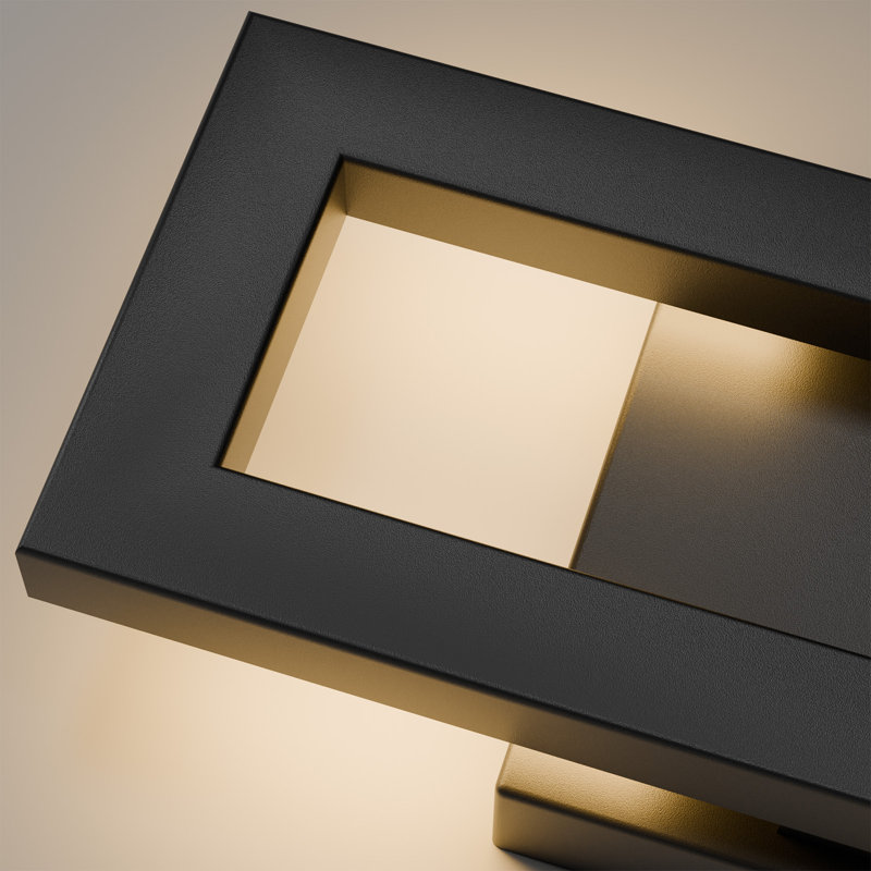  Almantas LED Wall Light(Set of 2), 14.4 H" x 4.7 W" x 2.7" D, 2 Lights