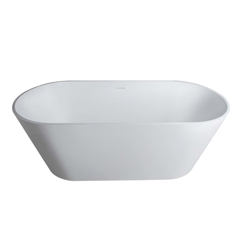 Baignoire de trempage autoportante de 63 po à surface solide 63 po