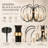 Aldrena 8-Light Oversized Dimmable Geometric Candle-Style Chandelier