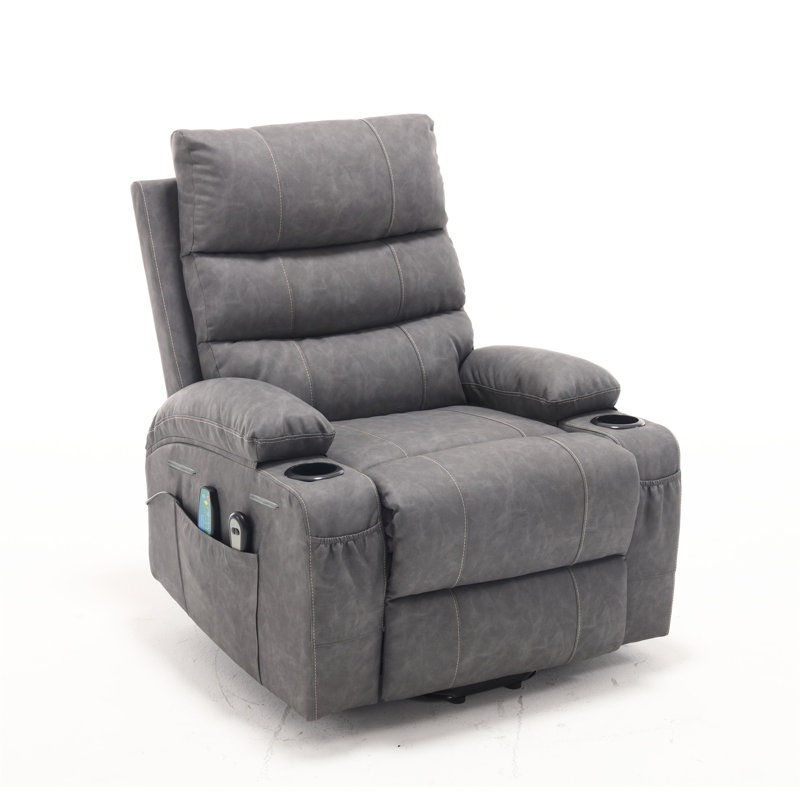 21"Seat Width, Gray