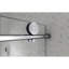 Porte de douche sans cadre 4876 avec fermeture en douceur, membrane Nano-Easy-Nettoyage et anti-déflagrant, poulies en acier inoxydable 304 de 70 mm-129482152