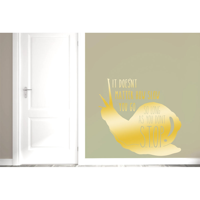 Animals Wall Decal, Shiny Gold