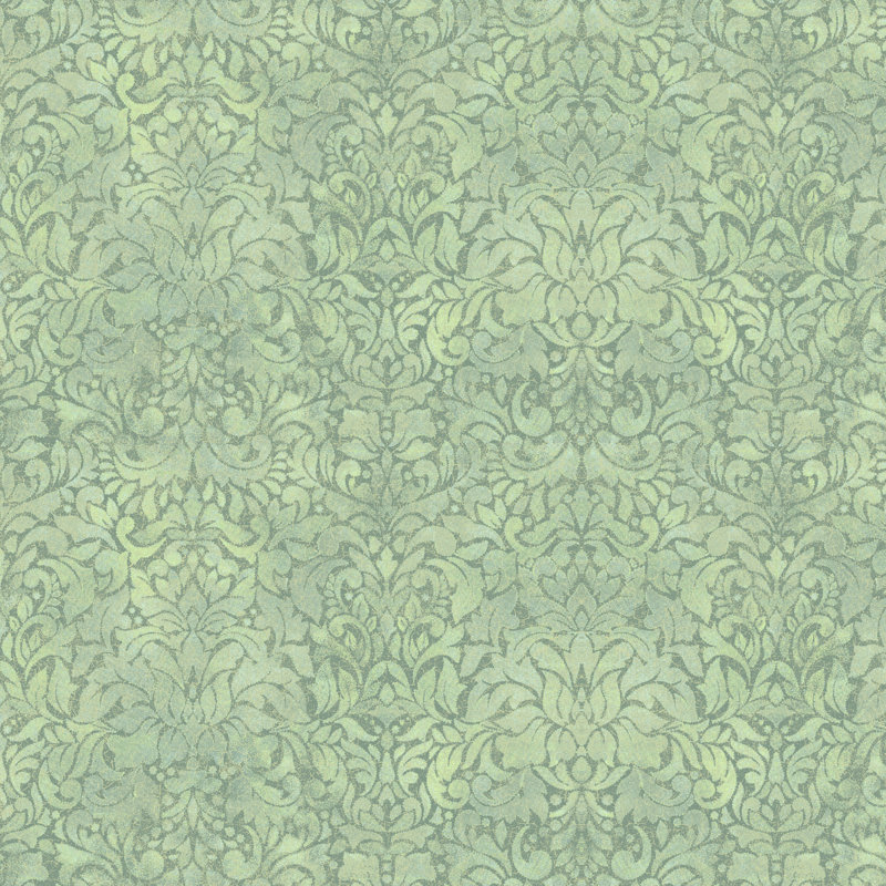 Downton Damask III by Katia Hoffman - Wrapped Canvas Print, 30cm H x 30cm W  