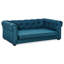 Lit pour chien moderne et bleu - confortable pour les grands chiens-342989837