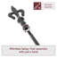 Vida Fleur-de-Lys Steel Fireplace Tool Set-19298081