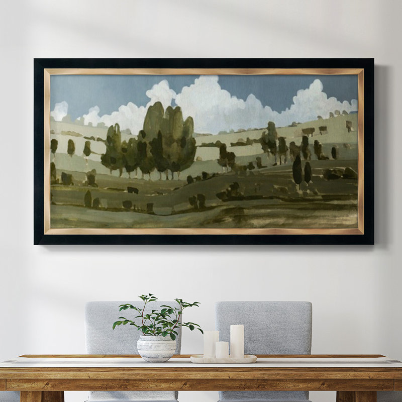 «Rolling Green III», reproduction d'art sur toile simple, H 29 po x l 53 po x P 2,5 po