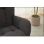 Ensemble chaise berçante à bascule en tissu Teddy avec repose-pieds et poche de rangement latérale, base en bois massif.-1081843046