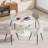 Marble Dining Table Round Kitchen Pedestal Table-136633029-136633028-145718818