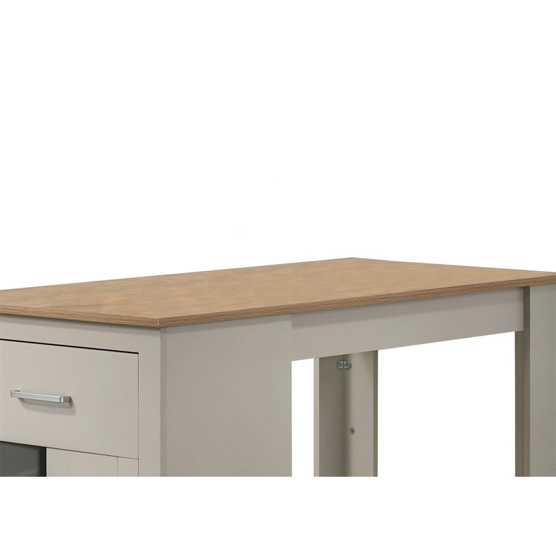 Table de salle à manger 47 po gris clair