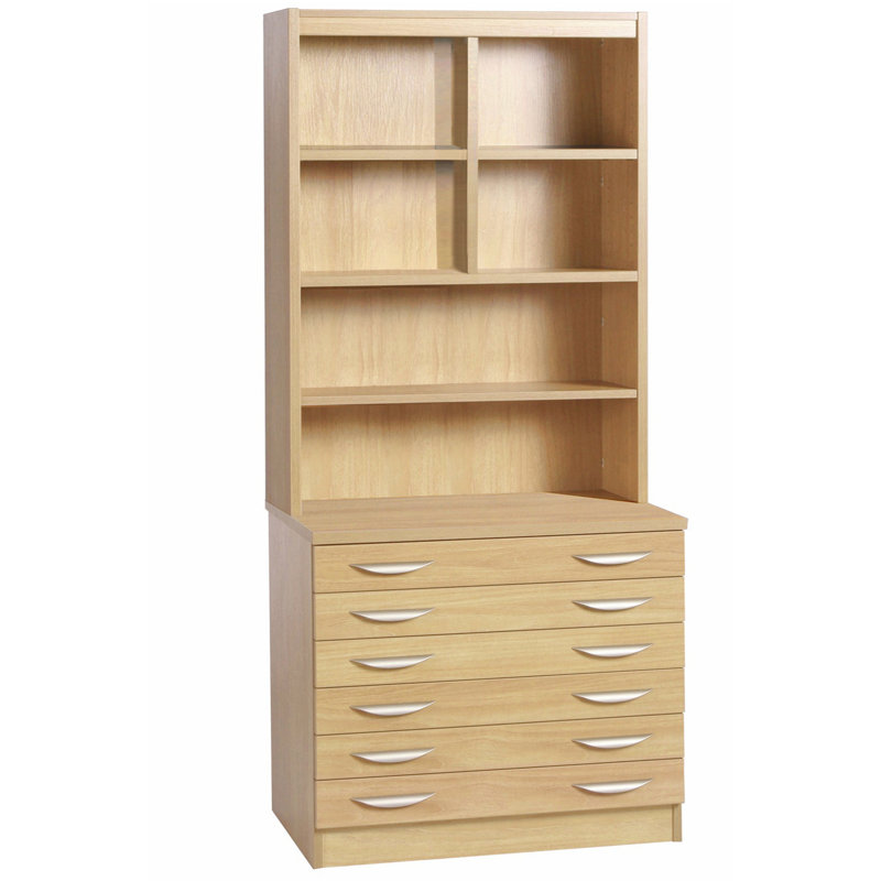 Brendalynn 4 -Drawer Storage Cabinet, Classic Oak
