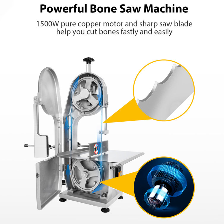 Electric Meat Bone Saw Cutter - 110V 1500W