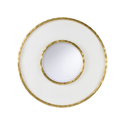 Round Metal; Resin Mirror
