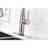 Touch Kitchen Faucet With Pull Down Spray - Brushed Nickel Finish, Stylish 360-Degree Rotating Corrosion And Rust Surface-118622784
