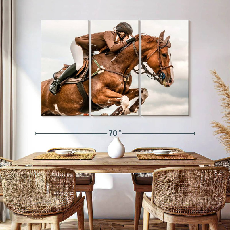 Sireci Equestrian Show Jumping, 24" H x 38" W