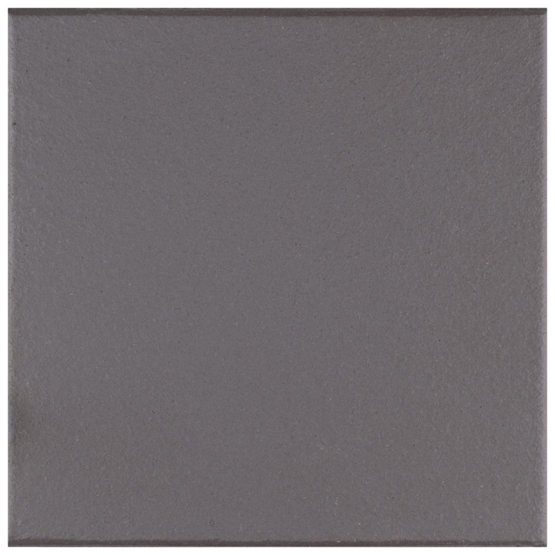 Carreau de céramique noire et noire pour mur et plancher 6 "x 6" Quarry
