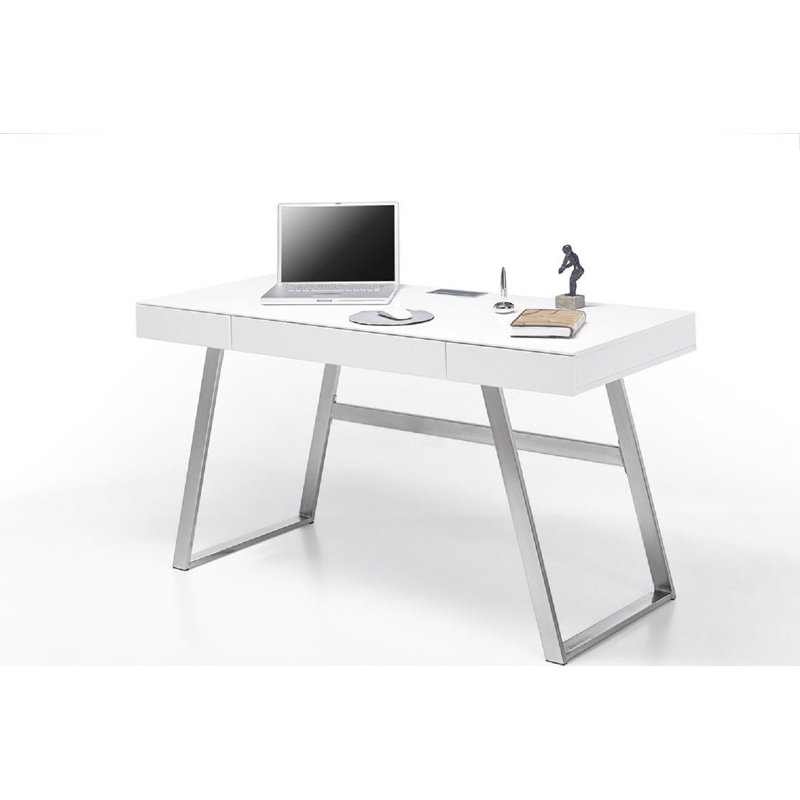 Johnnie Metal Base Writing Desk