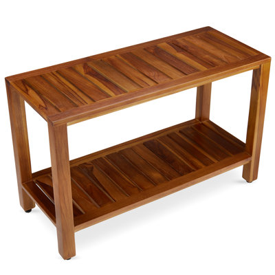 30 in. W Teak Shower Bench