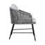 Chaise de patio avec coussin Brysa