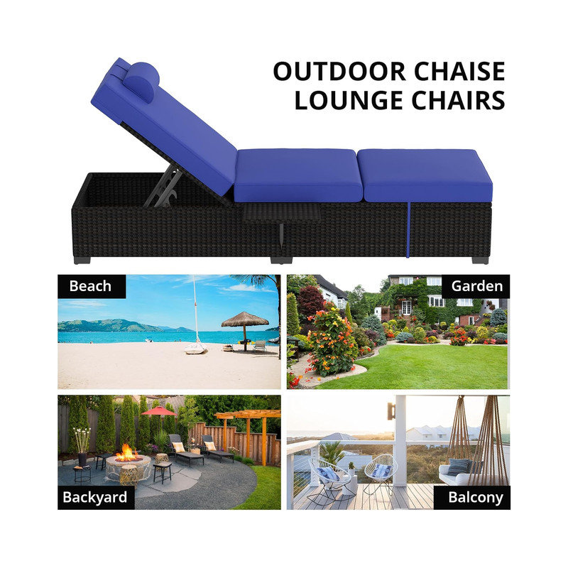 Chaise longue d'extérieur Aragons