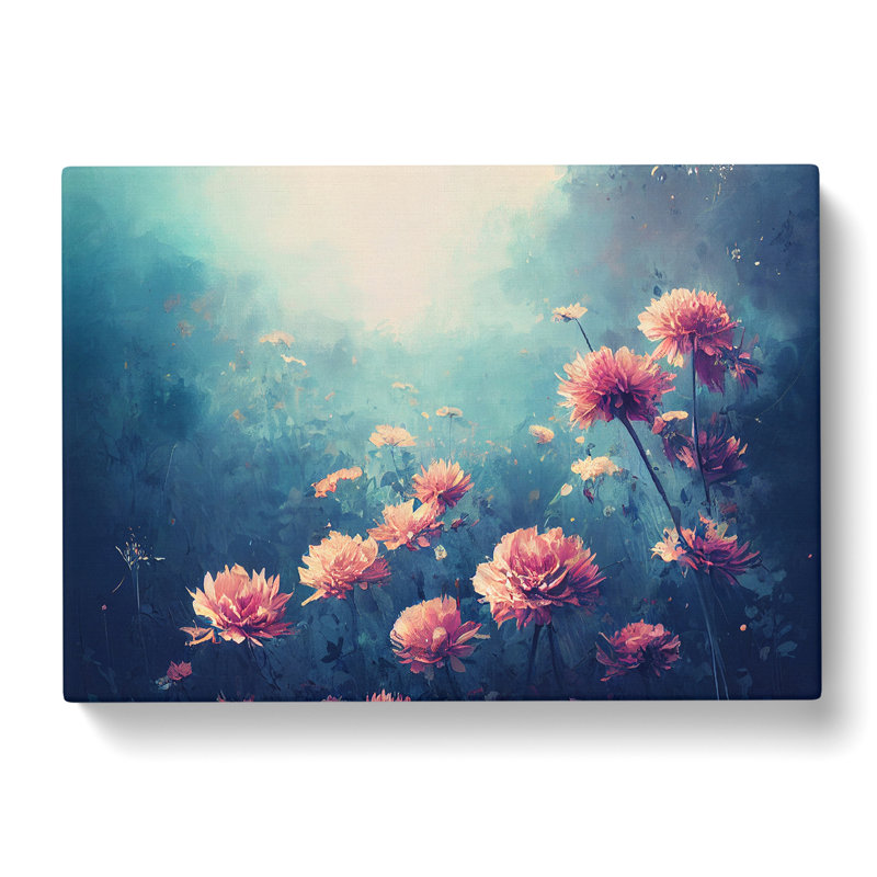 Field Of Flowers - Wrapped Canvas Print, 35cm H x 50cm W x 3cm D