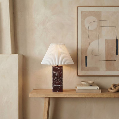 Gottesdiener Square Marble Table Lamp