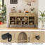 Buffet 62 "avec 3 tiroirs et 4 portes en verre-418919387