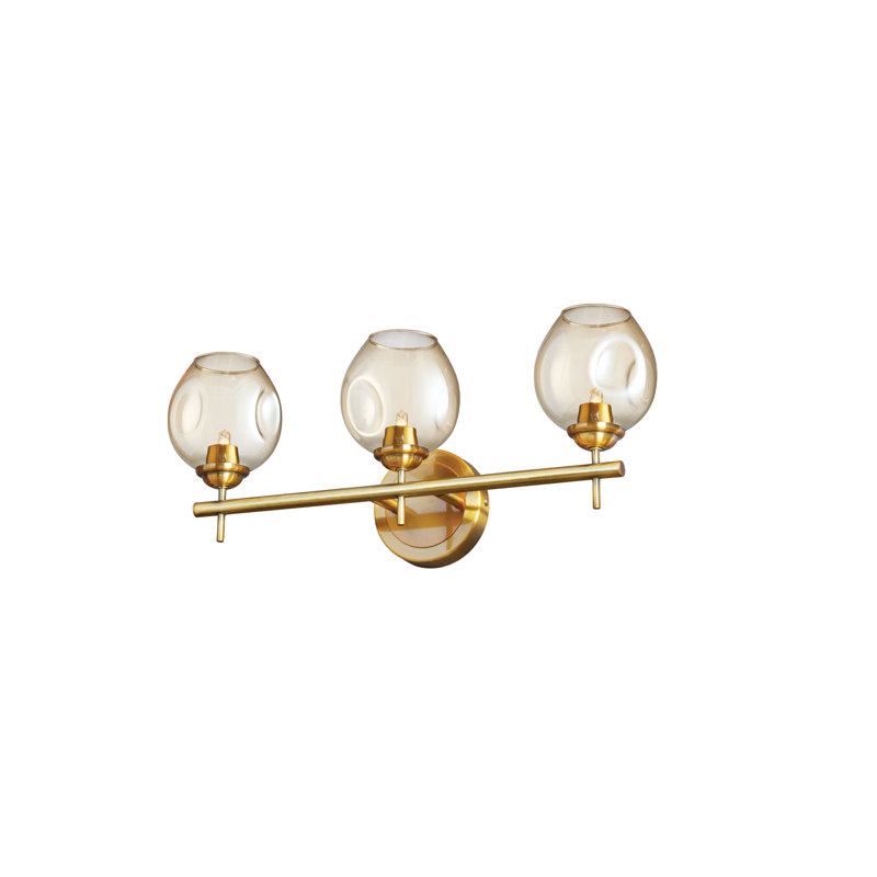 Andi 3 - Light Dimmable Vanity Light, Vintage Bronze, Champagne