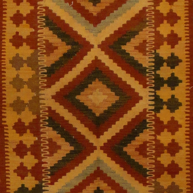 Tapis rouille tissé à la main Azpeitia