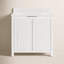 Meuble-lavabo simple de 36 po traversant Lines-993714390