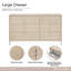 Lotus Bay Dresser, Large - Sand