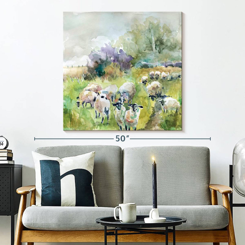 Brampt Spring Flock, 33" H x 33" W