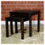 2-Piece Eucalyptus Nesting Table Set, Espresso