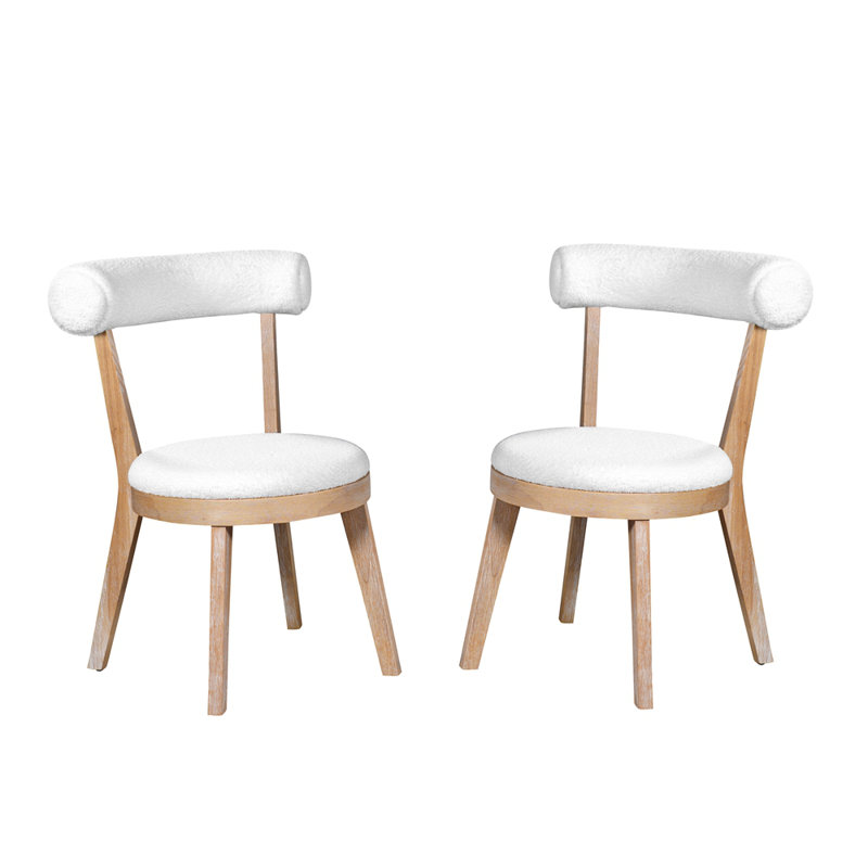 Ensemble de 2 chaises de salle à manger rembourrées modernes