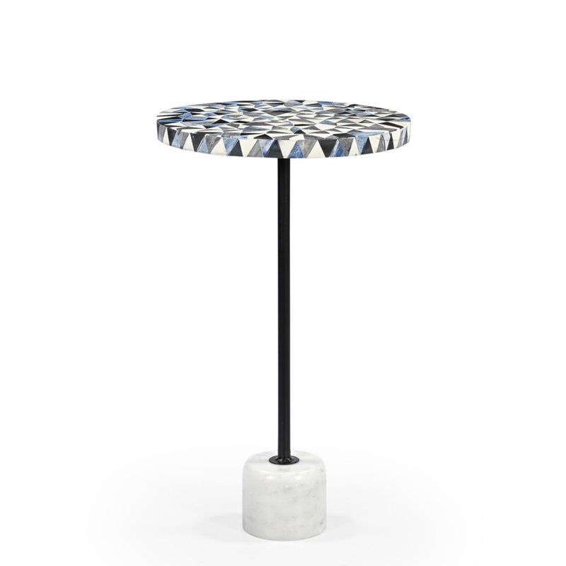 Table à martini avec insert en os