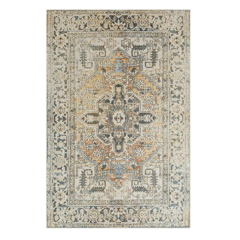 Floral Indoor Rug, Rectangle 7'10" x 10'